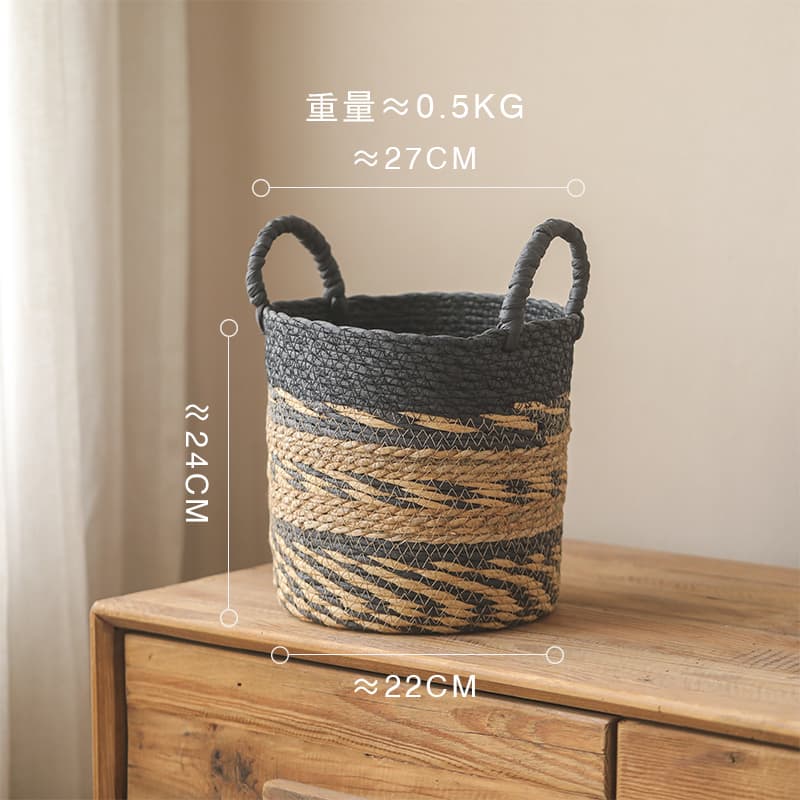 インテリア雑貨 風合い豊かな天然素材植木かご