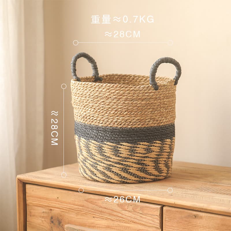 インテリア雑貨 風合い豊かな天然素材植木かご