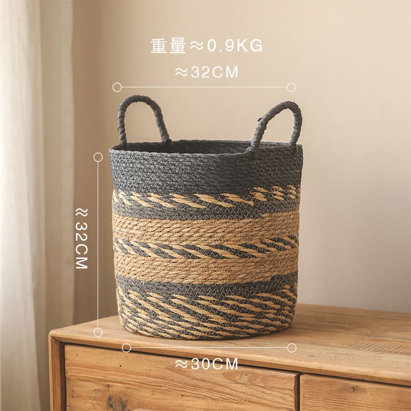 インテリア雑貨 風合い豊かな天然素材植木かご