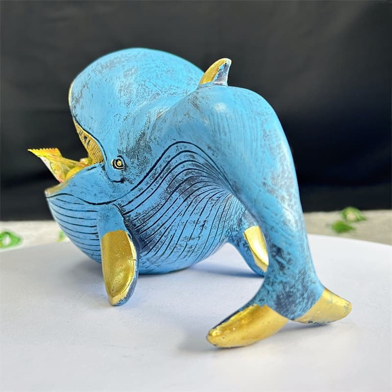 インテリア雑貨 クジラの形の小物入れ