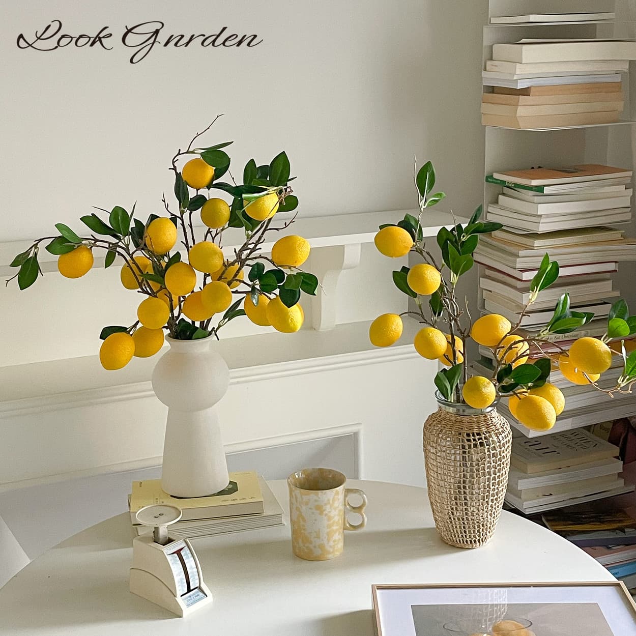 インテリア雑貨 実りの枝 レモンツリーアレンジメント