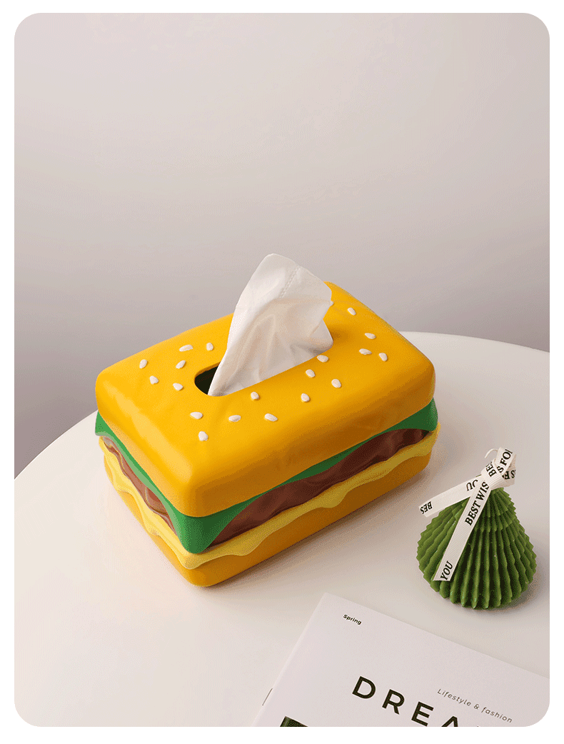 インテリア雑貨 バーガーデザイン ティシュケース
