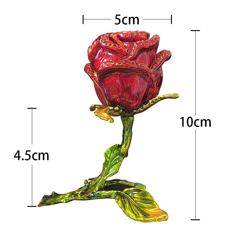 インテリア雑貨 輝く薔薇のオブジェ