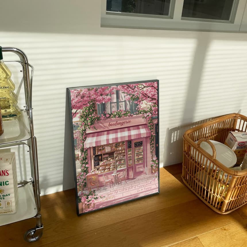 インテリア雑貨 小さなパン屋さんの物語 ポスター